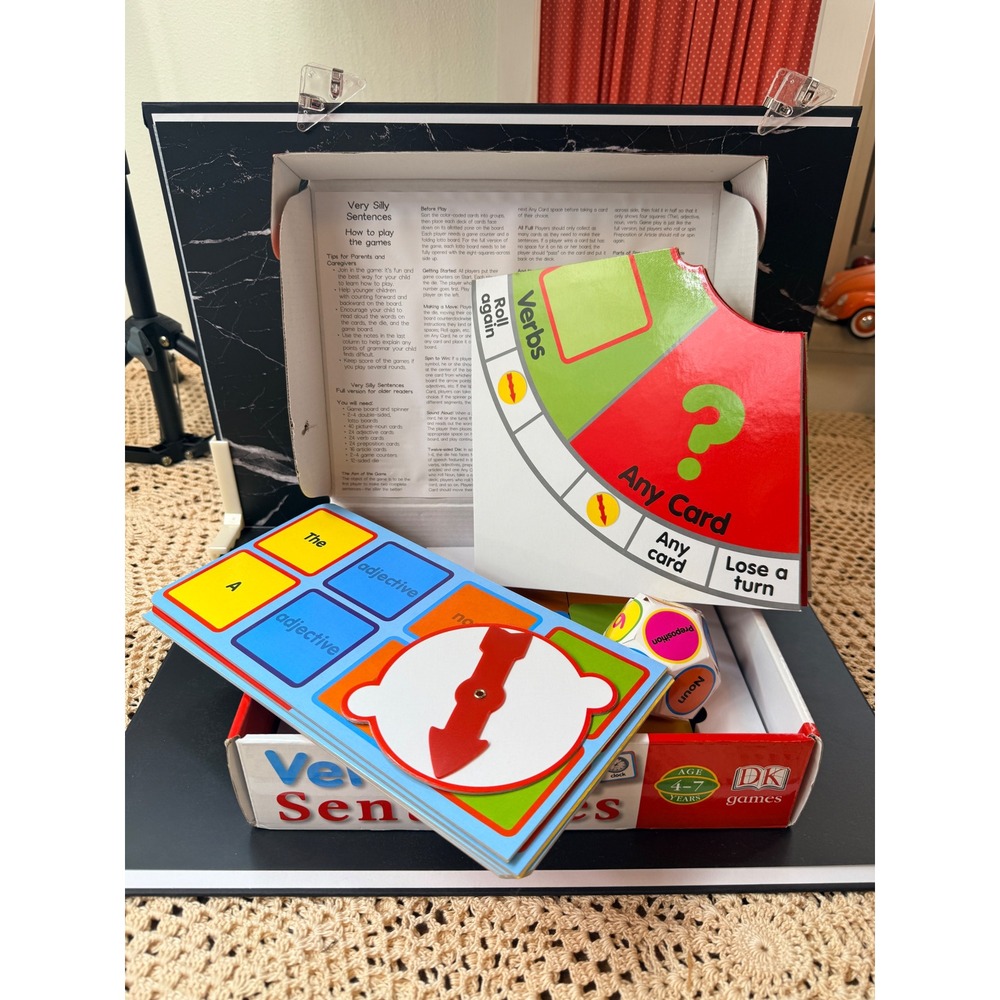 DK Games Very Silly Sentences Board Game Educational Reading Grammar Ages 4-7 - Picture 3 of 4